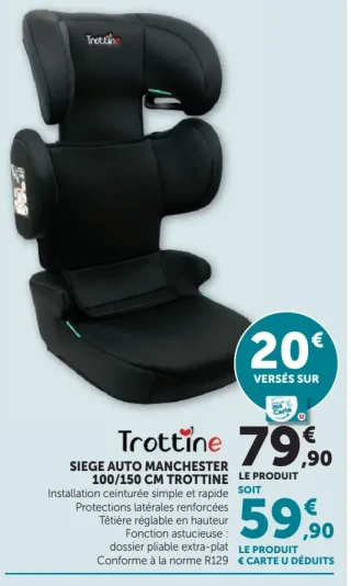 Siège auto Manchester 100/150 cm Trottine