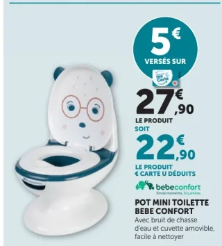POT MINI TOILETTE BEBE CONFORT