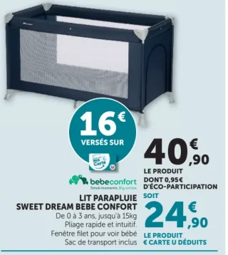 Lit parapluie Sweet Dream Bebe Confort