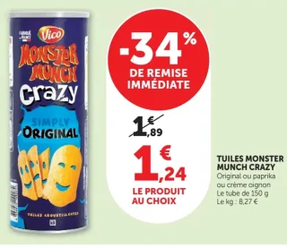 Tuiles Monster Munch Crazy