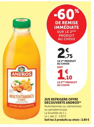 Jus Refrigere Offre Decouverte Andros