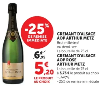 CREMANT D'ALSACE AOP ARTHUR METZ