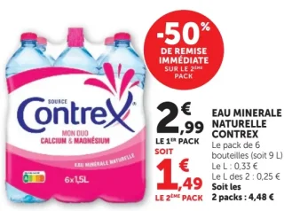 EAU MINERALE NATURELLE CONTREX