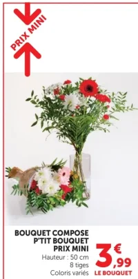 Bouquet composé P'tit Bouquet Prix Mini