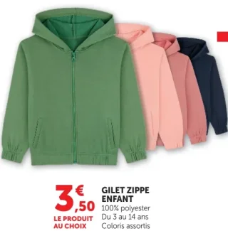 Gilet Zippé Enfant