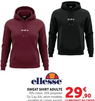 Ellesse Sweat Shirt Adulte