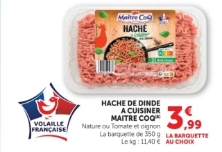 Hache de dinde