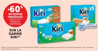 Gamme de fromage Kiri