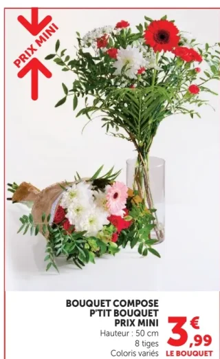 Bouquet composé P'tit bouquet Prix Mini
