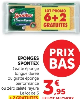 Éponges Spontex Gratte-Éponge
