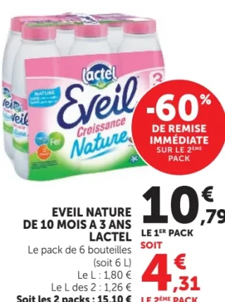 Eveil Nature Croissance Lactel