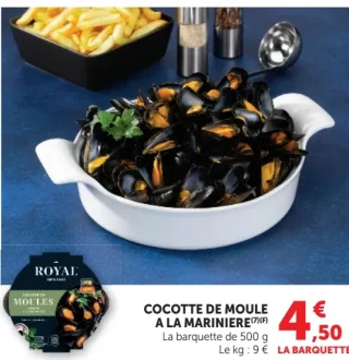 Cocotte de moule à la marinière Royal