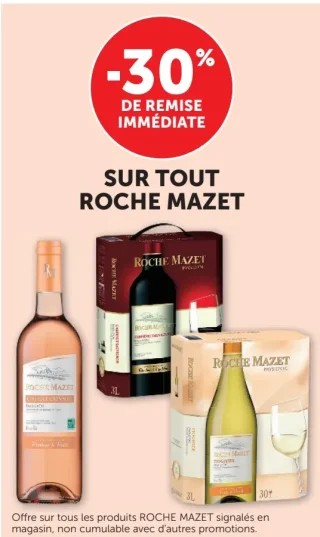Gamme de vins Roche Mazet
