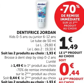 Dentifrice Jordan Kids