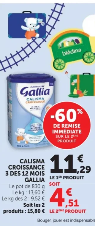 Calisma Croissance 3 dès 12 mois Gallia