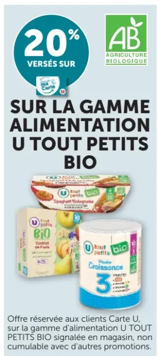 Alimentation U Tout Petits Bio