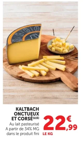 Kaltbach onctueux et corsé