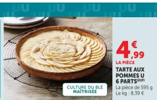 Tarte aux pommes 6 parts
