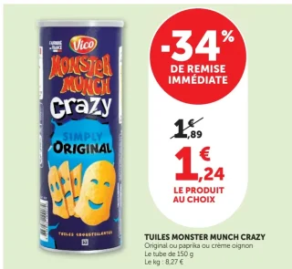 Tuiles Monster Munch Crazy Vico