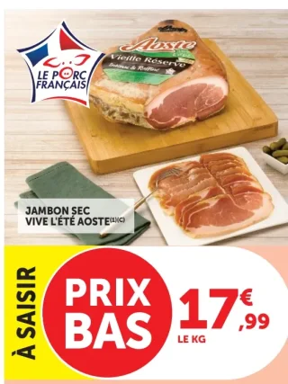 Jambon sec vive l'été Aoste