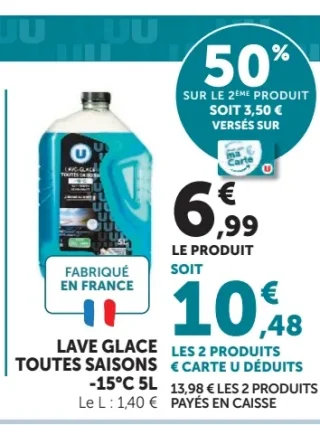 LAVE GLACE TOUTES SAISONS -15°C 5L