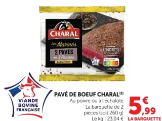 Pavé de boeuf Charal