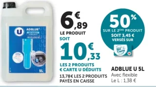 Adblue U avec flexible