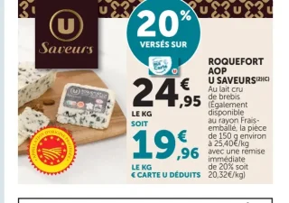 Roquefort AOP U Saveurs
