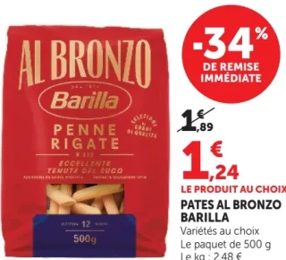 Pates Al Bronzo Barilla