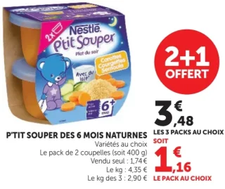 P'tit Souper Dès 6 Mois Naturnes