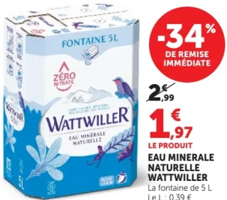 Eau minérale naturelle Wattwiller