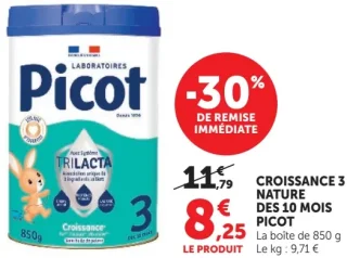 Croissance 3 Nature Des 10 Mois Picot