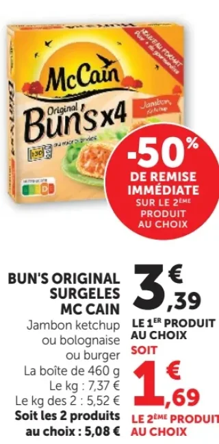 Bun's Original Surgelés McCain