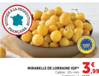 Mirabelle de Lorraine IGP