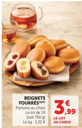 Beignets Fourrés
