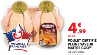 Poulet certifié pleine saveur Maître Coq