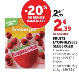 Fruits Lyophilises Seeberger
