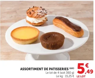 Assortiment de pâtisseries