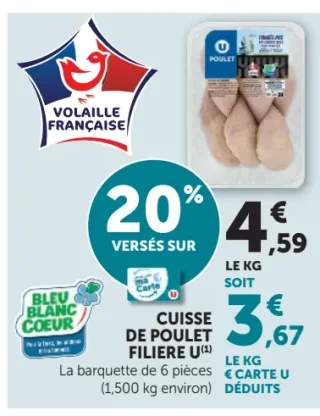 CUISSE DE POULET FILIERE U