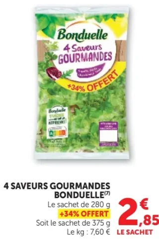 4 Saveurs Gourmandes Bonduelle