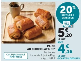 Pains au chocolat U