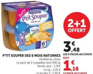 P'tit Souper dès 6 mois Nestlé