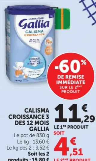 Calisma Croissance 3 Laboratoire Gallia