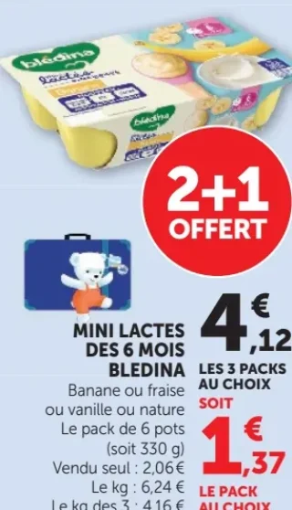 Mini Lactés Dès 6 Mois Blédina