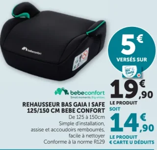 REHAUSSEUR BAS GAIA I SAFE 125/150 CM BEBE CONFORT