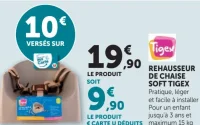 REHAUSSEUR DE CHAISE SOFT TIGEX