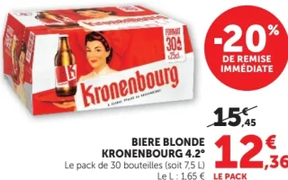 Bière Blonde Kronenbourg 4.2°