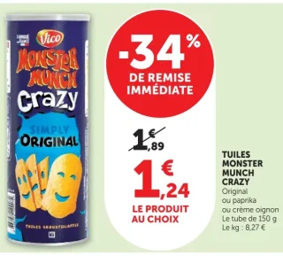 Tuiles Monster Munch Crazy