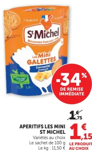 Apéritifs Les Mini St Michel