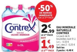 Eau Minérale Naturelle Contrex